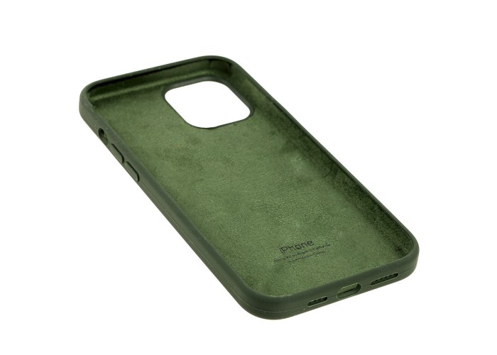 Чехол для iPhone 12 Pro Max Silicone Full зеленый / cyprus green