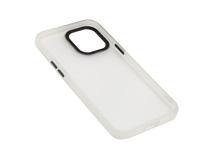 Чехол для iPhone 12 Pro Max Totu Shadow Matte Metal Buttons белый