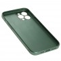 Чехол для iPhone 12 Pro Max glass LV зеленый