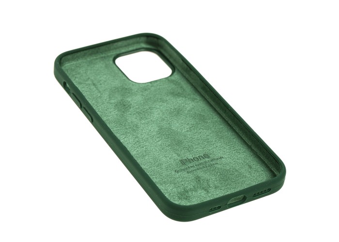 Чехол для iPhone 12 / 12 Pro Silicone Full зеленый / cyprus green