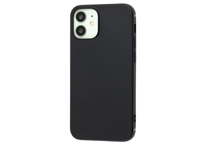 Чехол для iPhone 12 mini Black Matt черный