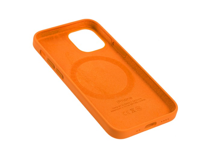 Чехол для iPhone 12 mini MagSafe Silicone Full Size kumquat