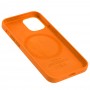 Чехол для iPhone 12 mini MagSafe Silicone Full Size kumquat