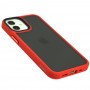 Чехол для iPhone 12 mini Totu Shadow Matte Metal Buttons красный