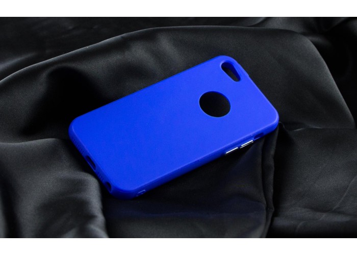 Чехол для iPhone 5 SMTT силиконовый синий