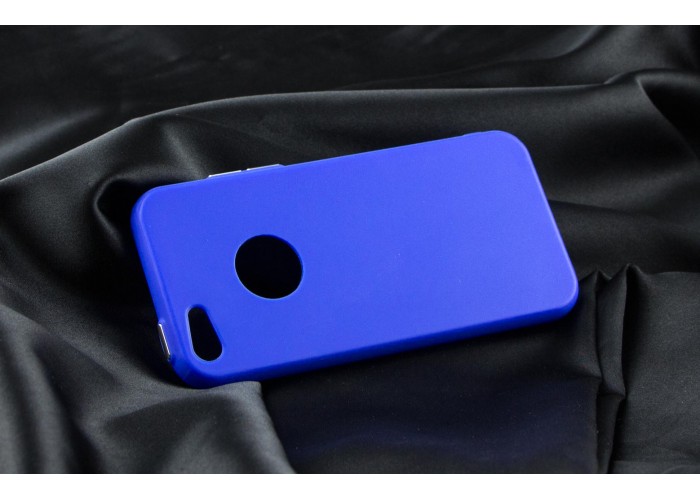 Чехол для iPhone 5 SMTT силиконовый синий