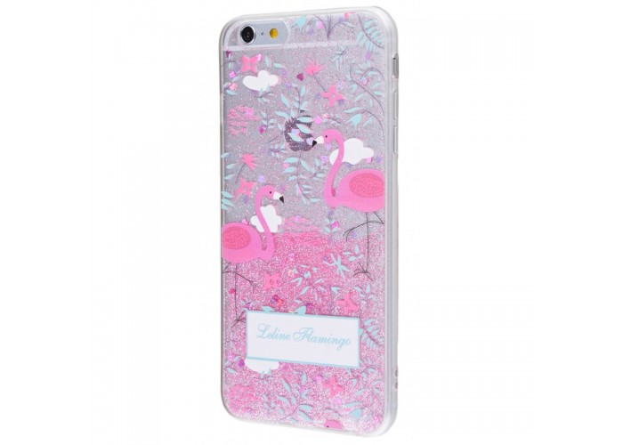Чехол для iPhone 6 Plus Chic Kawair фламинго с цветами