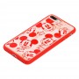 Чехол для iPhone 7 Plus /8 Plus Mickey Mouse ретро красный