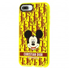 Чехол для iPhone 7 Plus / 8 Plus Neon print Микки Маус CD