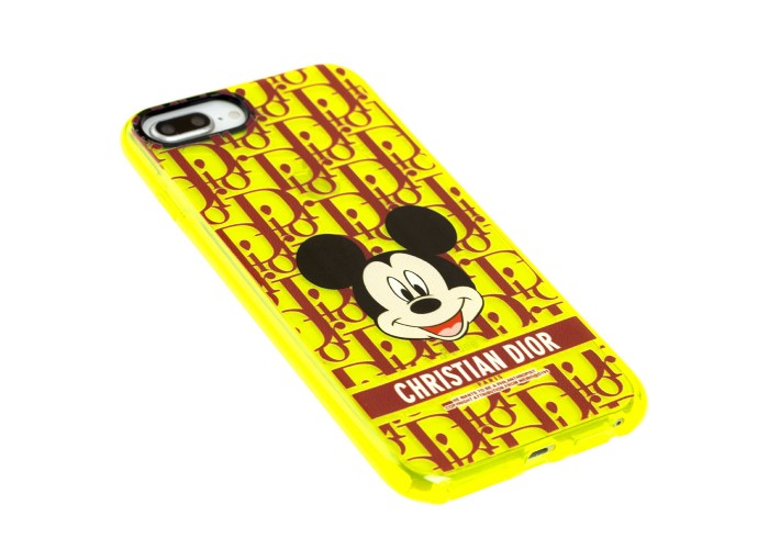 Чехол для iPhone 7 Plus / 8 Plus Neon print Микки Маус CD