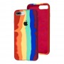 Чехол для iPhone 7 Plus / 8 Plus Silicone Full радуга