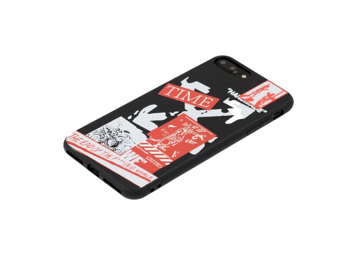 Чехол для iPhone 7 Plus / 8 Plus Smoothy print off-white time