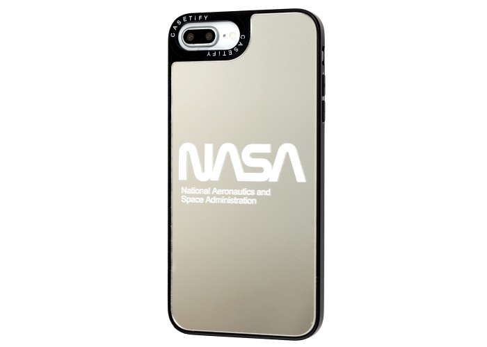 Чехол для iPhone 7 Plus / 8 Plus Tify Mirror Nasa зеркально-серебристый