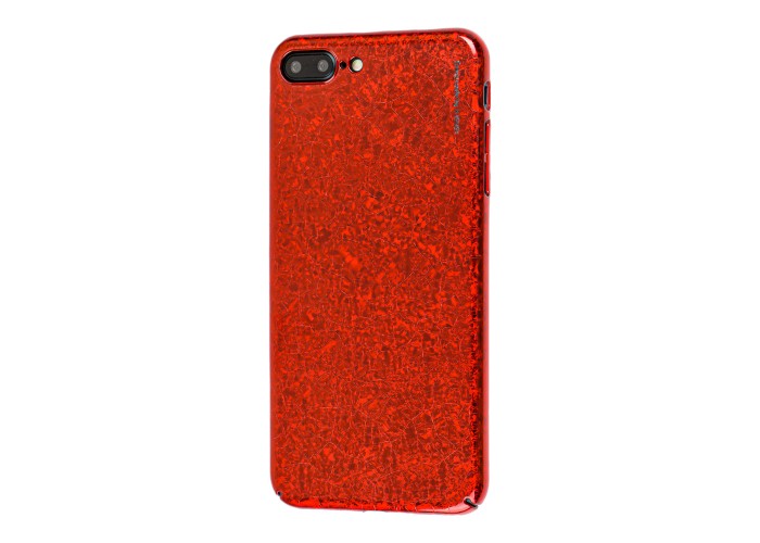Чехол для iPhone 7 Plus / 8 Plus X-Level Crystal красный
