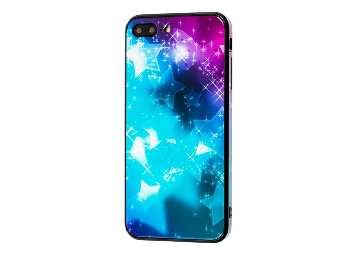 Чехол для iPhone 7 Plus / 8 Plus glass звезды