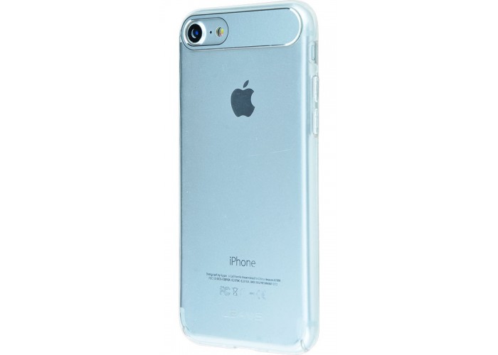 Чехол для iPhone 7 Usams Metal Clear Series серебристый