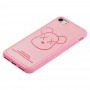 Чехол для iPhone 7 / 8 Kaws leather розовый