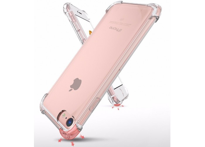 Чехол для iPhone 7 / 8 WXD силиконовый ударопрочный прозрачный