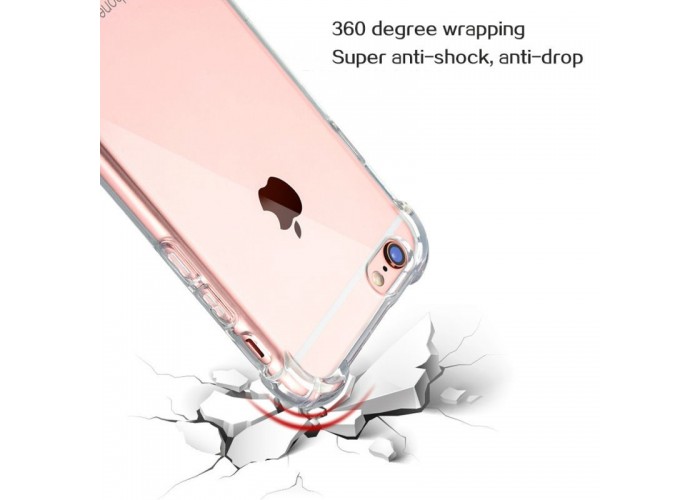 Чехол для iPhone 7 / 8 WXD силиконовый ударопрочный прозрачный