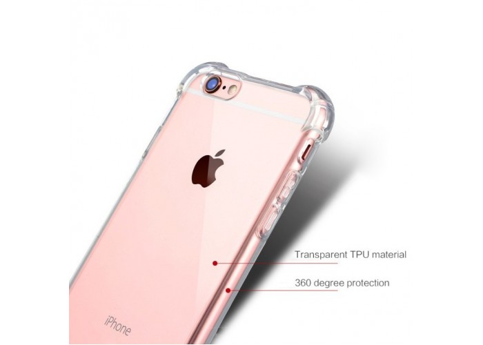 Чехол для iPhone 7 / 8 WXD силиконовый ударопрочный прозрачный