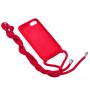 Чехол для iPhone 7 / 8 / SE 20 Lanyard without logo rose red