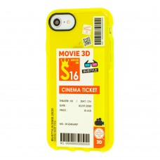 Чехол для iPhone 7 / 8 / SE 2 Acid Yellow cinema ticket