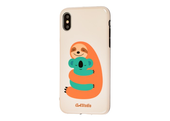 Чехол для iPhone X / Xs ArtStudio Little Friends мишки