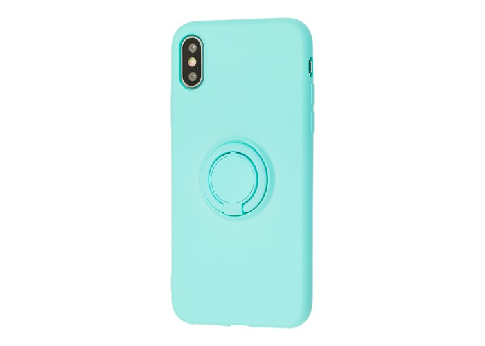 Чехол для iPhone X / Xs ColorRing бирюзовый