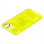 Чехол для iPhone X / Xs Neon print reklama