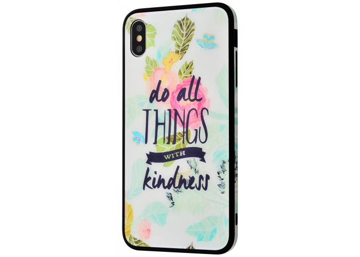 Чехол для iPhone X / Xs glass 