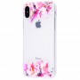 Чехол для iPhone X / Xs цветы маслом