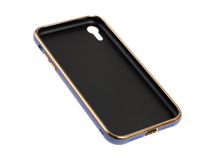 Чехол для iPhone Xr Glass Premium сиреневый