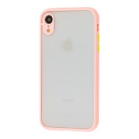 Чехол для iPhone Xr LikGus Totu camera protect розовый