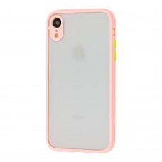 Чехол для iPhone Xr LikGus Totu camera protect розовый