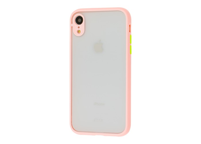 Чехол для iPhone Xr LikGus Totu camera protect розовый