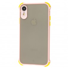 Чехол для iPhone Xr LikGus Totu corner protection розовый
