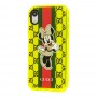 Чехол для iPhone Xr Neon print Минни Маус