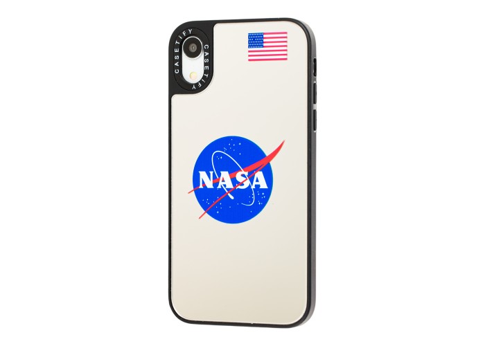 Чехол для iPhone Xr Tify Mirror Nasa зеркально-синий