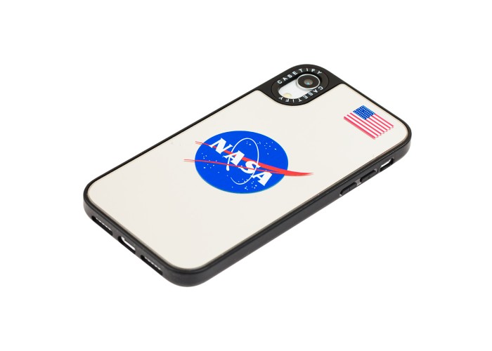 Чехол для iPhone Xr Tify Mirror Nasa зеркально-синий