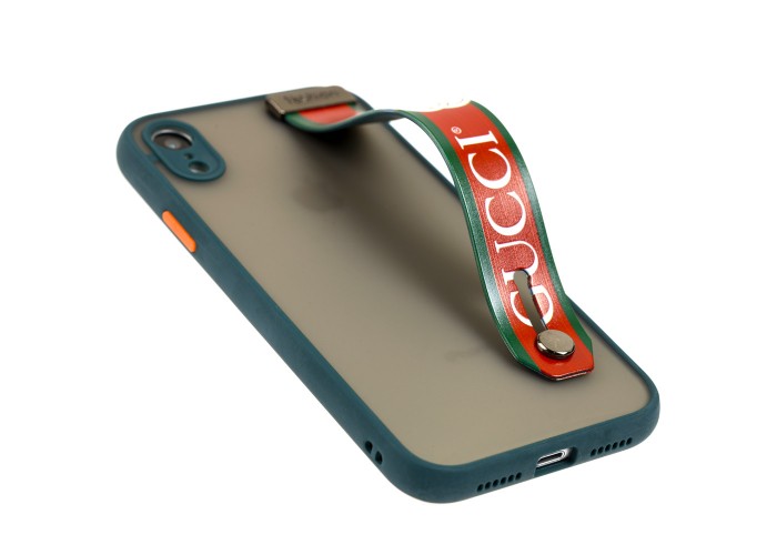 Чехол для iPhone Xr WristBand G I зеленый