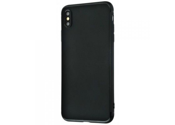 Чехол для iPhone Xs Max Black matt черный