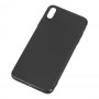 Чехол для iPhone Xs Max Black matt черный