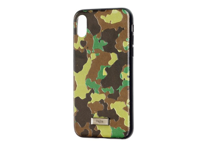 Чехол для iPhone Xs Max Kajsa Military зеленый