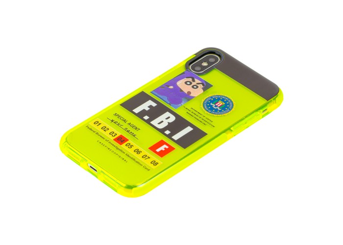 Чехол для iPhone Xs Max Neon print FBI
