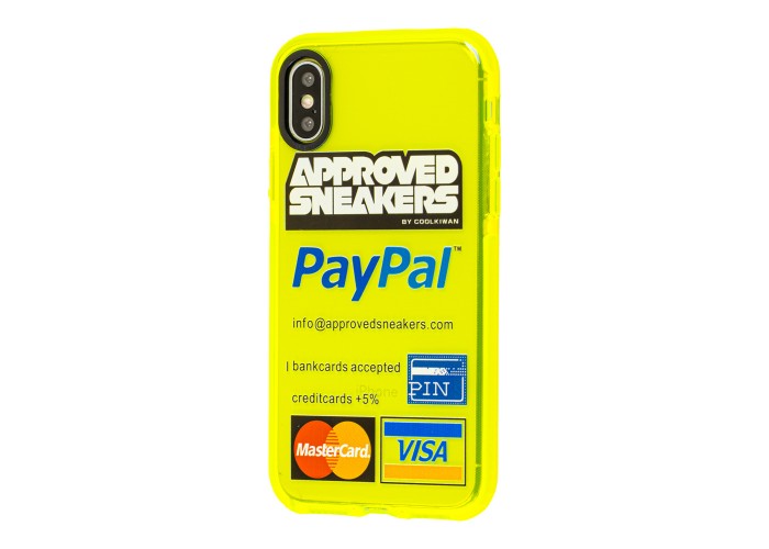 Чехол для iPhone Xs Max Neon print PayPal