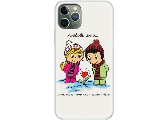 Чехол iPhone 11Pro Mixcase для влюбленных 27