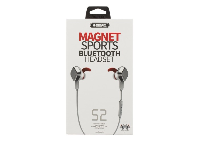 Гарнитура Bluetooth Remax RB-S2 Magnet sports белый