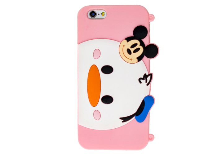 3D чехол Disney Double Faces для iPhone 6 розовый