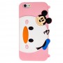 3D чехол Disney Double Faces для iPhone 6 розовый