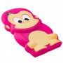3D чехол Monkey для iPhone 6 малиновый